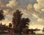 萨洛蒙 凡 雷斯达尔 : The Ferry Boat